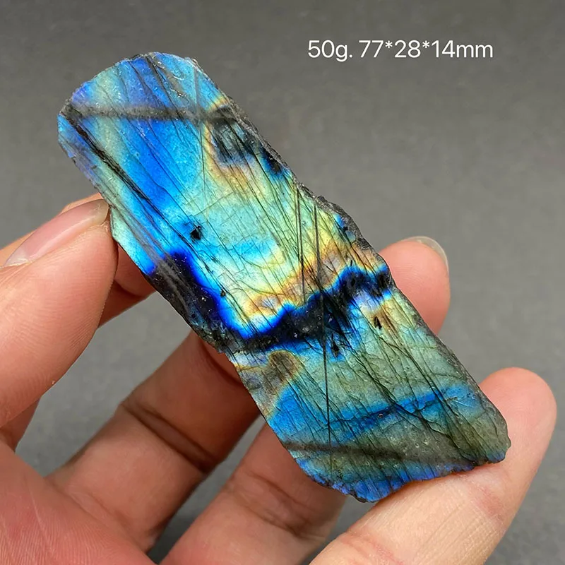 100%  Natural Labradorite Mineral Specimens Stones and Crystals Healing Crystal Collection