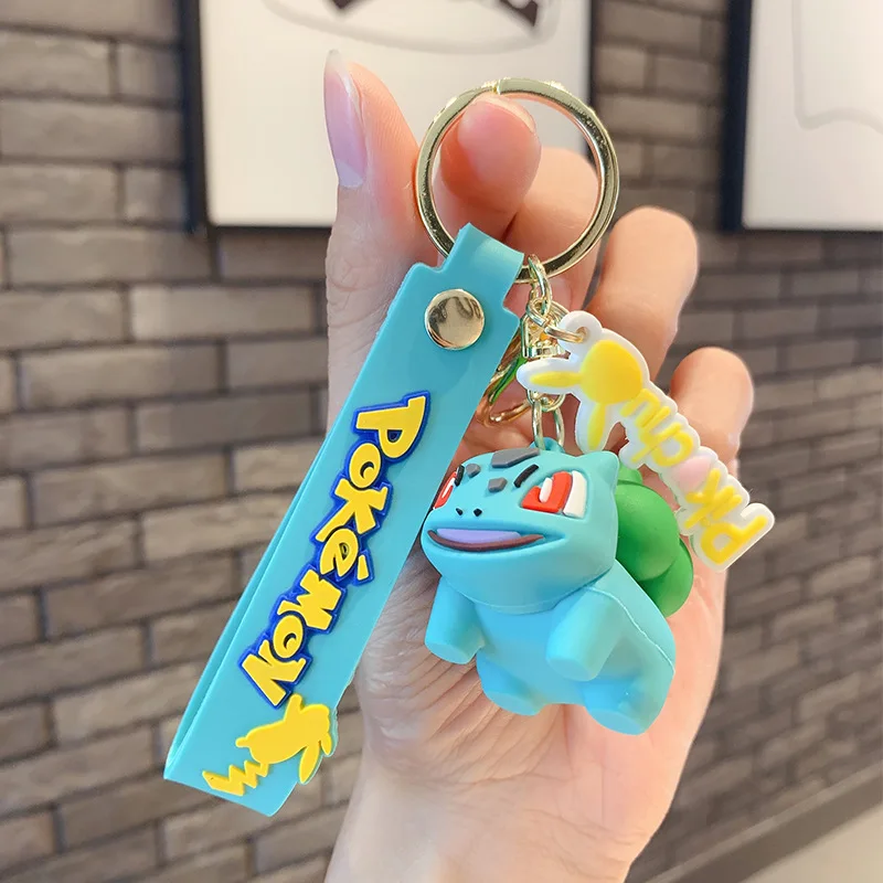Porte-clés figurine Pokemon, porte-clés Pikachu Raichu, porte-clés SLaura  Psyresines, pendentif sac à dos