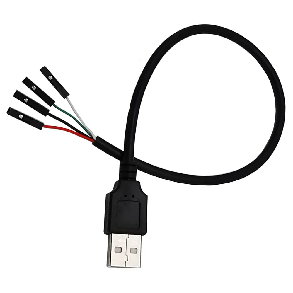 4*1핀 마더보드 암 헤더에서 USB 2.0 수/암 듀퐁트 연장 케이블 0.3m