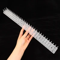 Transparent Spikes Bird Repellent Cat Deterrent Squirrel Proof Plastic Garden Fence DIY Accessories Pest Control
