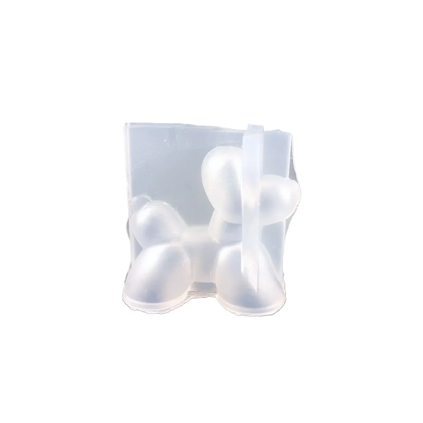 3D Silicone Dog Mold DIY Aromatherapy Gypsum Candle Dog Resin Balloon Dropper Mold