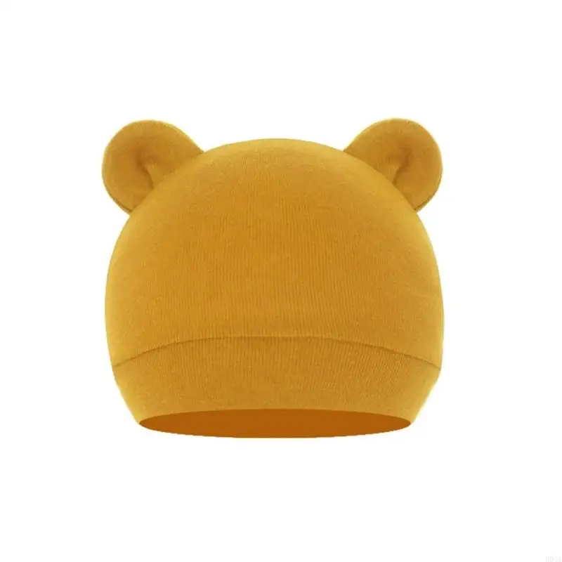 Baby Hat with Ears Cotton Warm Newborn Accessories Baby Girls Boys Autumn Winter Hat for Kid Infant Beanie Caps