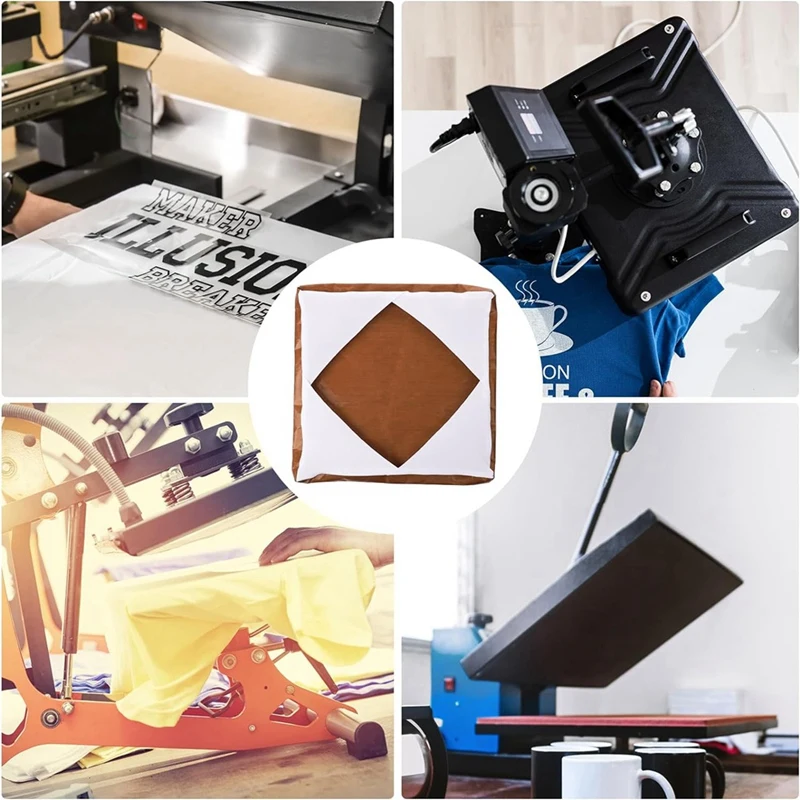 2Pcs Wrap Cover Heat Press Platen Wrap Cover 15X15 Inch Heat Resistant Reusable Press