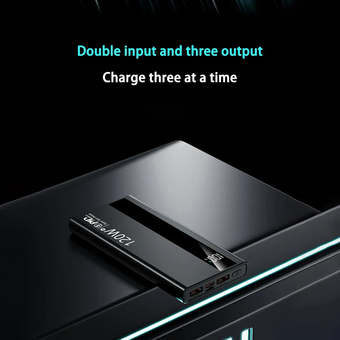 Xiaomi 200000mAh High Capacity PowerBank 120W Super Fast Charging Portable External Battery Powerbank For Iphone Samsung Huawei 4