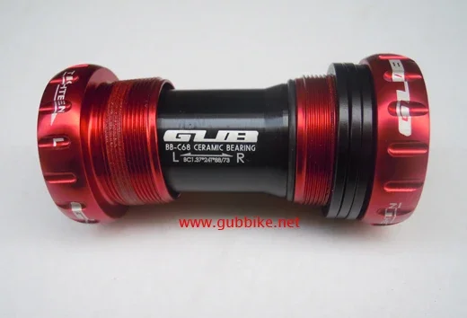 Hot Selling GUB C-68 Ceramic Bottom bracket / Road bicycle axis Mountain bike accessories ceramic BB fti for Shimano&FSA crank