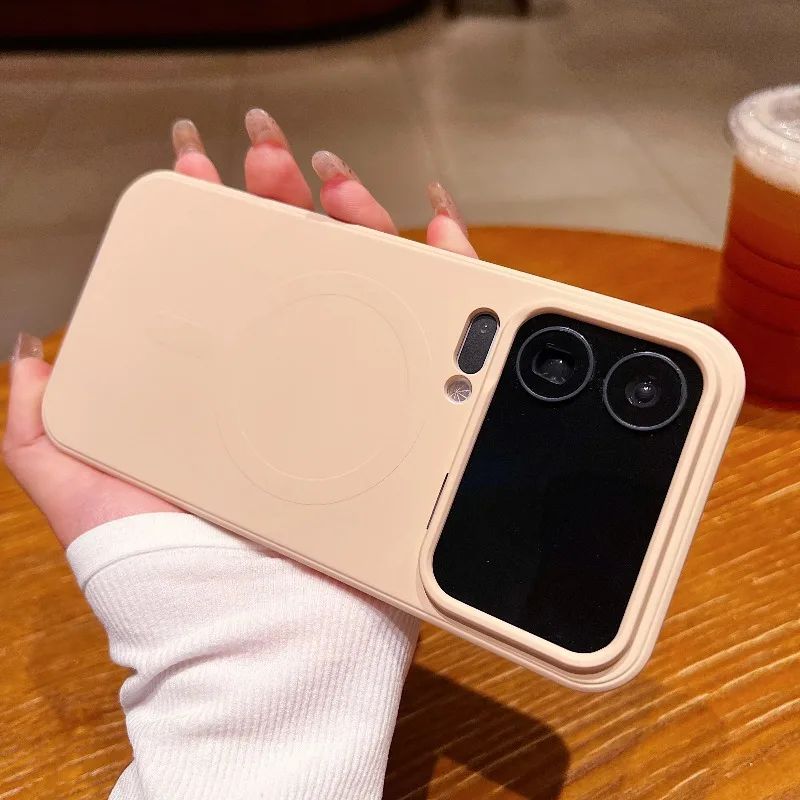 Magnetic Soft Shockproof Ultra Slim Liquid Silicone Case
