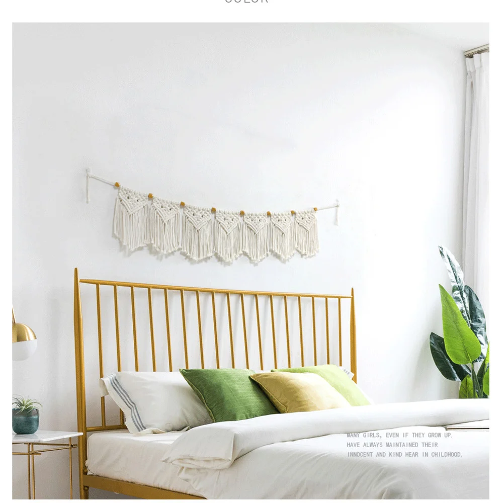 Neue Raumdekoration, Wandteppich, Vorhangweberei, Kunsthandwerk, Nachttischanhänger, Heimhintergrund-Wanddekoration_voghion.com