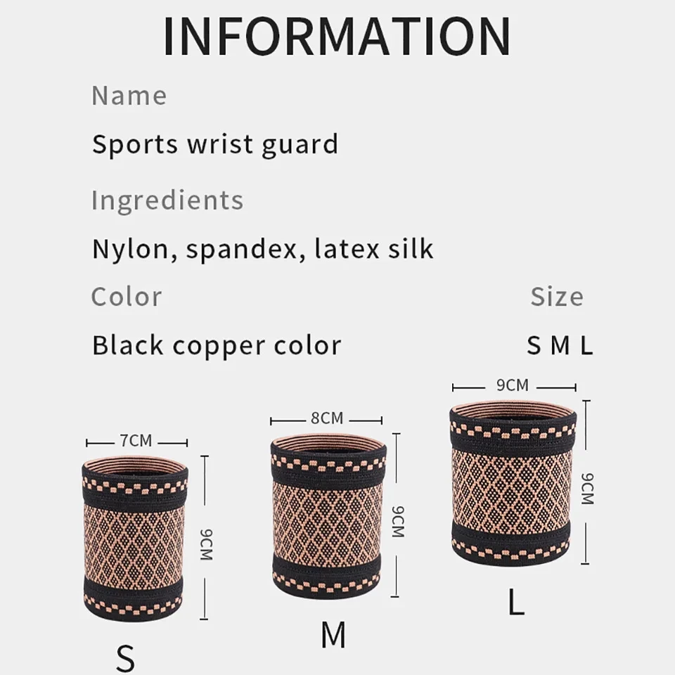 Copper Fiber Wrist Support 6