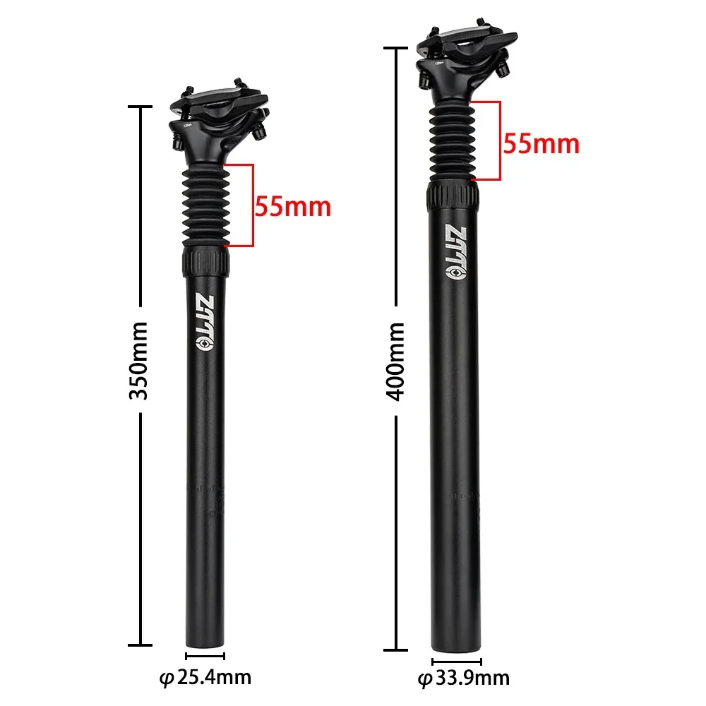 ZTTO Suspension Seatpost Comfort Ride, Premium Smooth Shock Absorber Bike Seat Post 45mm 27.2 28.6 31.6 34.9 - Image 3