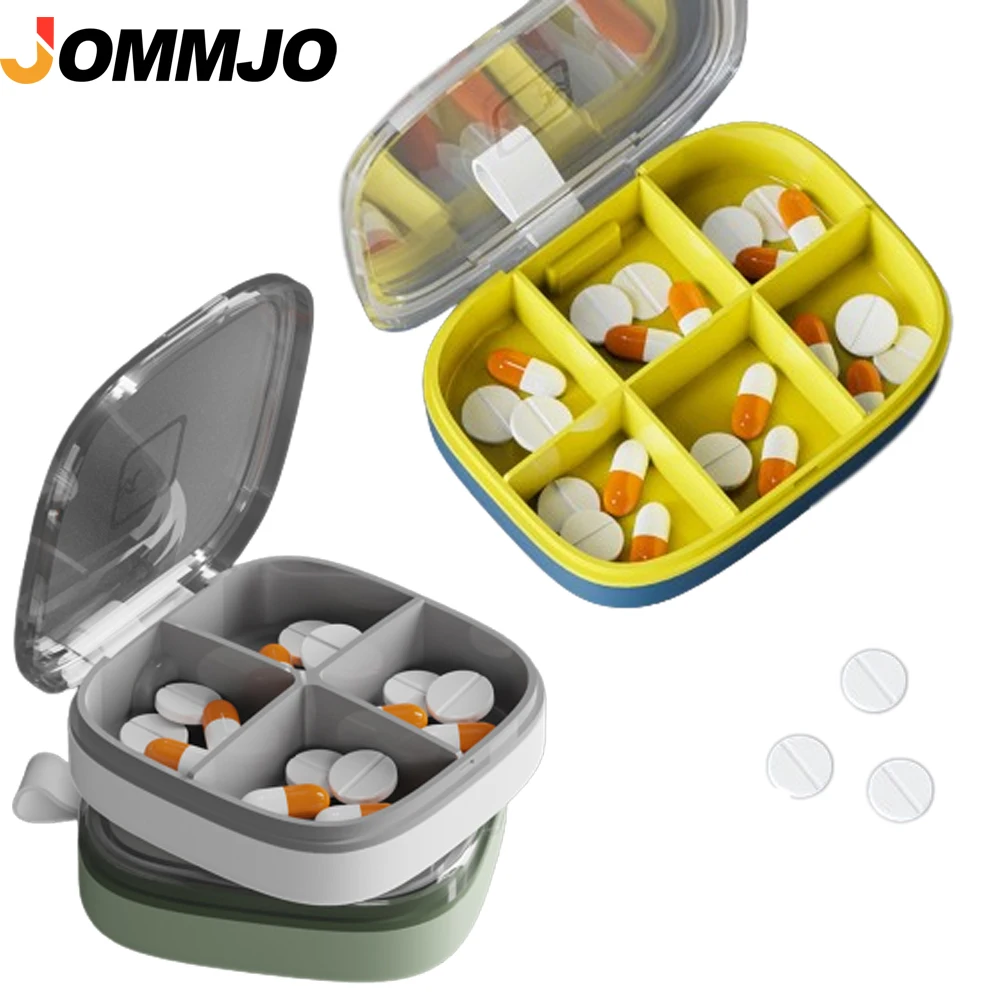 

1Pcs Pill Case Portable Small Weekly Travel Pill Organizer, Daily Mini Pocket Pharmacy Medicine Container for Vitamin, Fish Oil