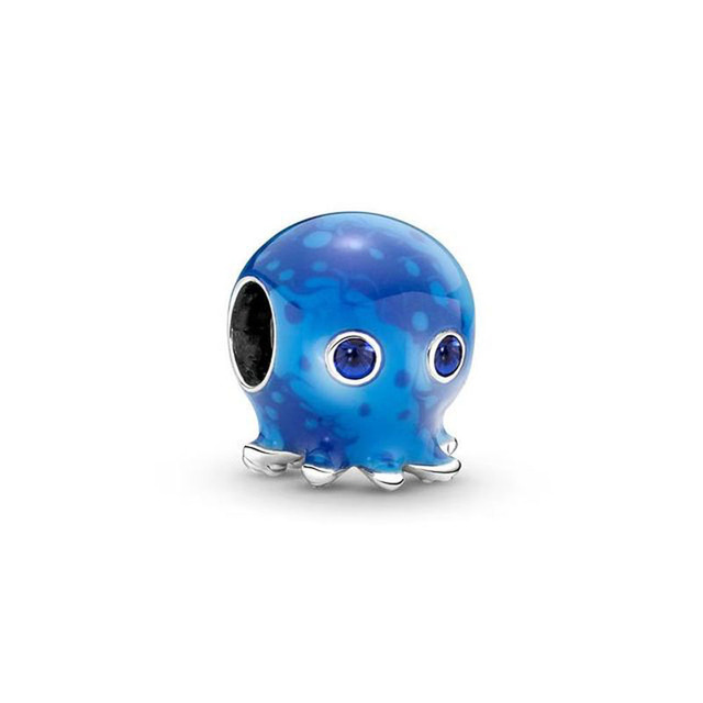 Summer Series Blue Ocean Octopus Turtle Safety DIY Beads Fit Original Pandora Charms Silver 925 Bracelet Bead Jewelry Making