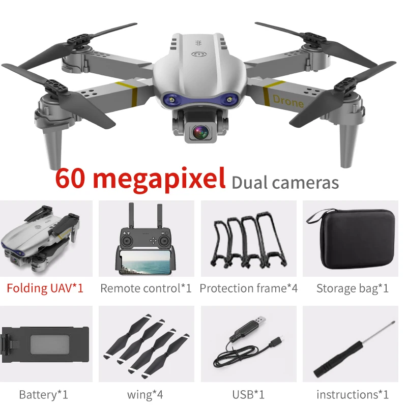 ตัวเลือกสินค้า โดรน 4K เลเซอร์หลีกเลี่ยงอุปสรรค GPS กลับบ้านอัตโนมัติ