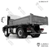 4*4 LESU 1/14 TGS RC Dumper Truck Metal Chassis Construction Tipper Model Toy With Light Sound Motor ESC TH16798 2