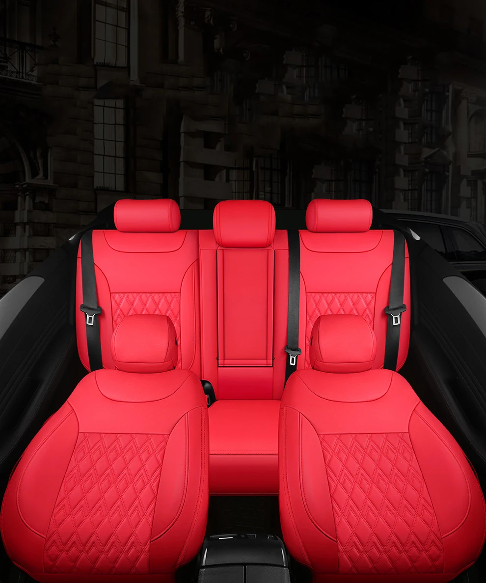 Benutzer definierte Diamant Autos itz bezüge für mg4 Mulan Luxus Auto Leder  Sitzbezüge Zubehör Interieur komplettes Set