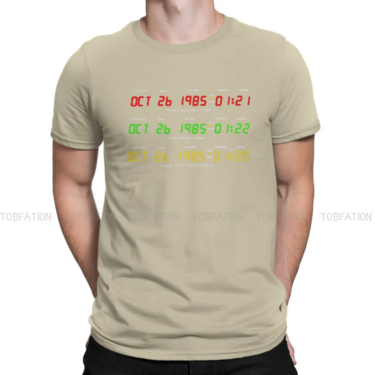 Back to the Future Time Circuits Graphic Men's Cotton T-Shirt