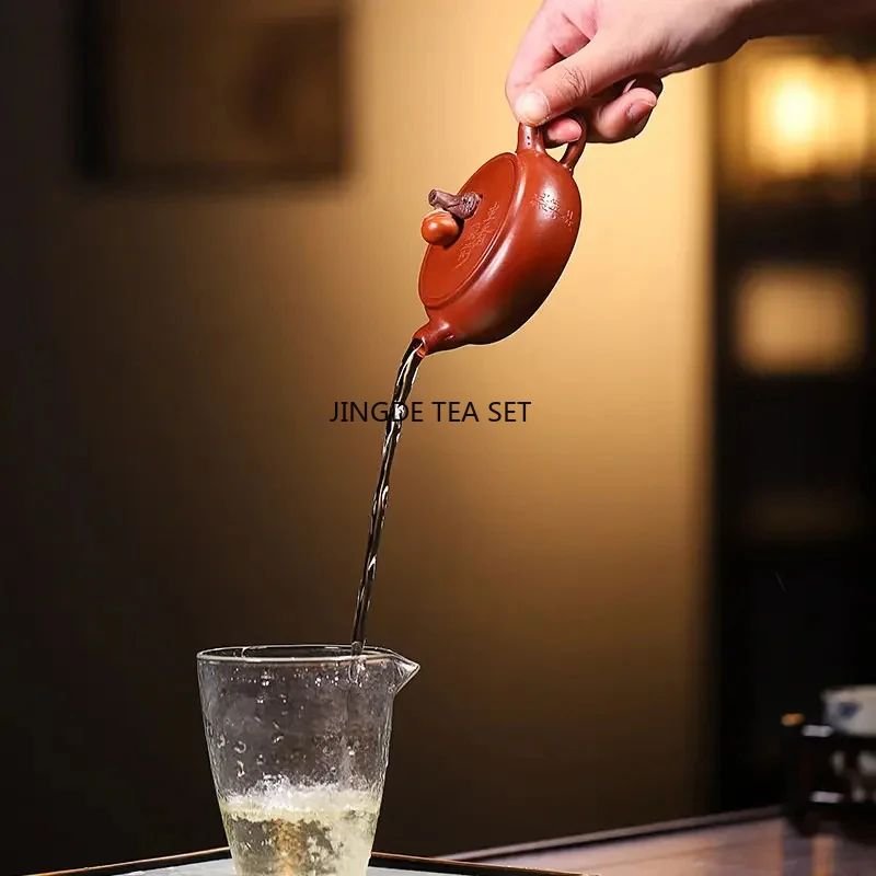 90ml Yixing small capacity purple clay teapot original ore Dahongpao mud handmade teapot