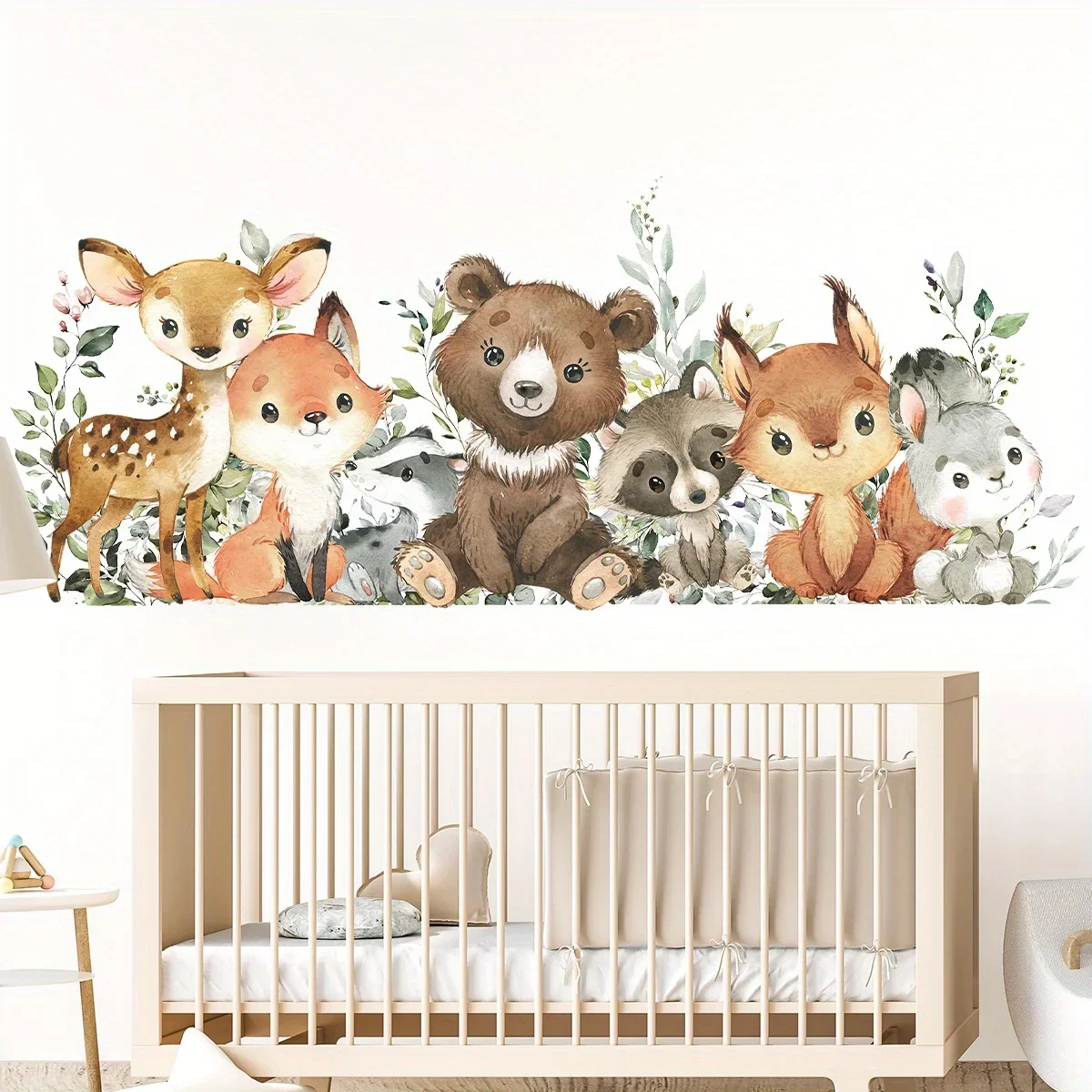 Wall Stickers Cartoon Cute Animal for Bedroom Kids Room