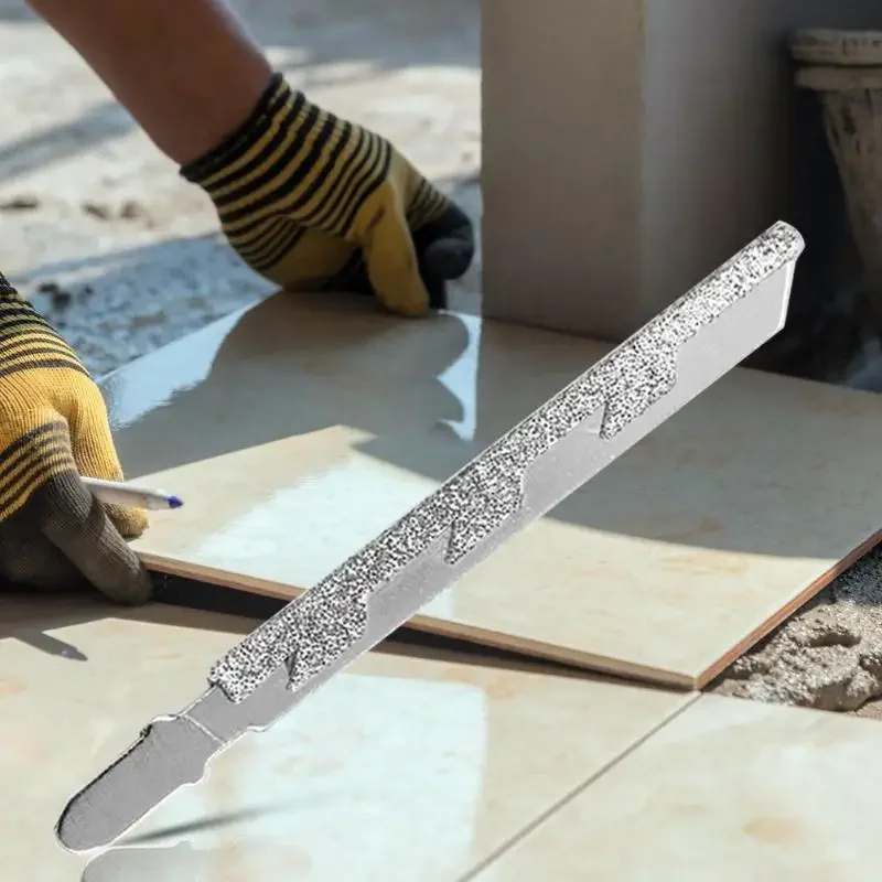Jig Saw Blades 101mm T-shank Diamond Jigsaw Blade for Marble Stone Granite Tile Ceramic Cutting Stone Processing Ceramic Tile Cutting Tool