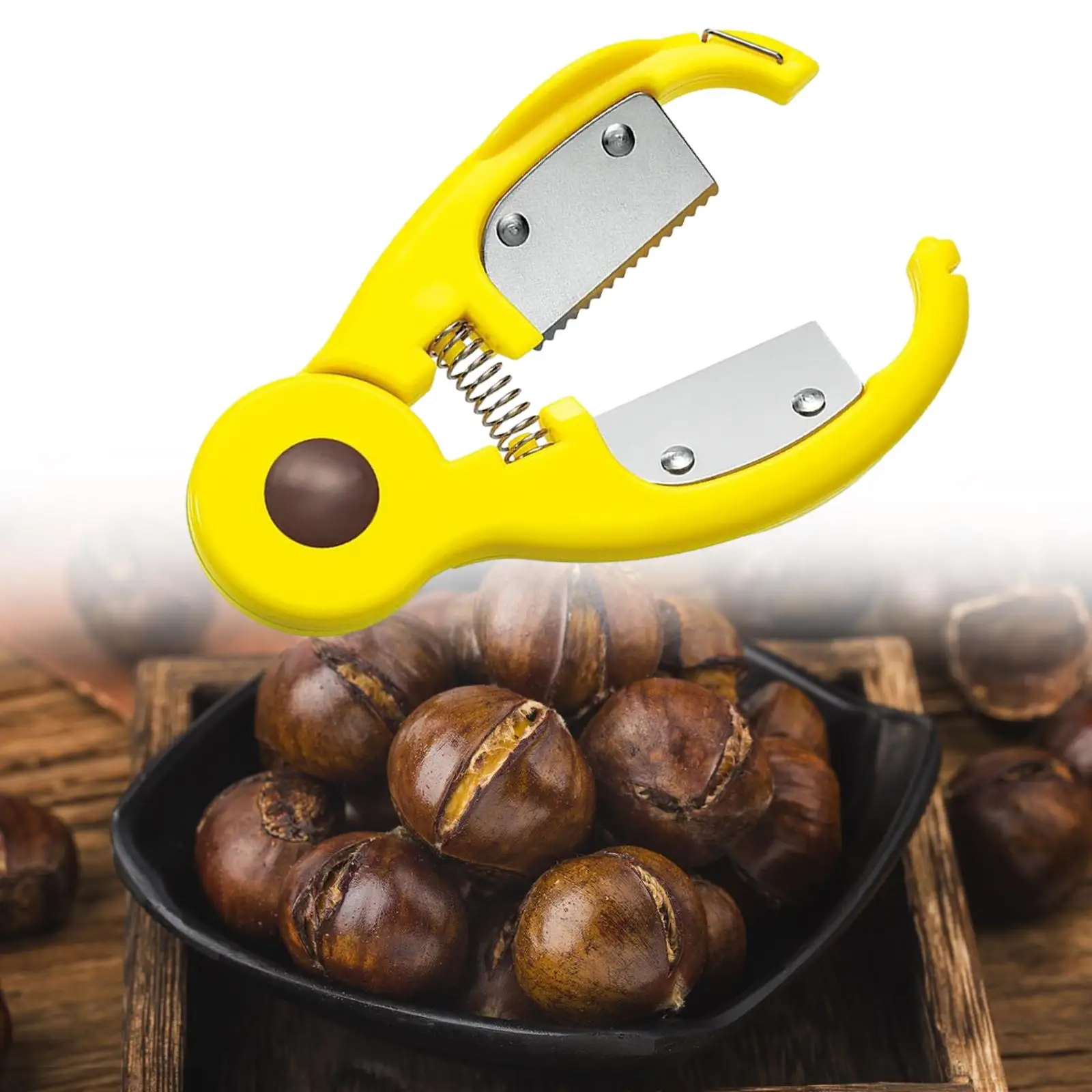 ManualChestnutPeelerDurableSmoothPeelingNonSlipHardShell