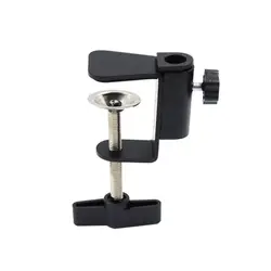 Universal Durable Metal & Plastic Tablet Holder with Desk Lamp Clip - Black & White (3)