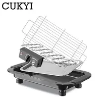 Smokeless Electric grill Firepower adjustable Washable Household Picnic Barbecue Machine Thermostatic Stainless steel Bakeware 2