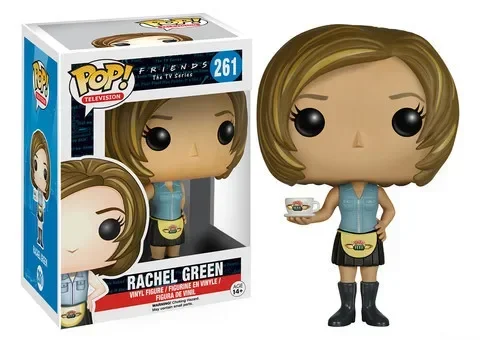 thumbnail image 4 of FUNKO pop Friends RACHEL GREEN #261 ROSS GELLER #262 Figuras de acción de juguete Colección Modelo Juguetes de vinilo para niños Regalo de cumpleaños, 4 of 5