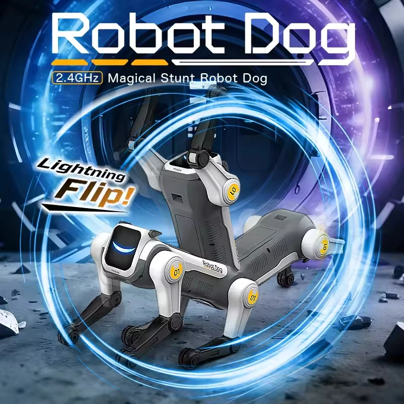Cane Robot RC Intelligente con AI, Comando Vocale Programmabile, Canta e Balla, Robot Bionico Elettronico Intelligente - immagine 3