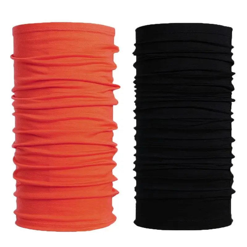 2Pack100MerinoWoolNeckGaiterUnisexSkiNeckWarmerLightweight