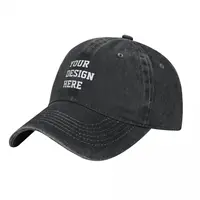 Custom Baseball Cap Classic Distressed Cotton Design Your Own Text Logo Snapback Cap Unisex Style Outdoor Workouts Caps Hat 2