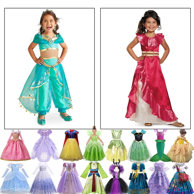 Filles Aladdin Princesse Jasmine Déguisement Costume Cosplay