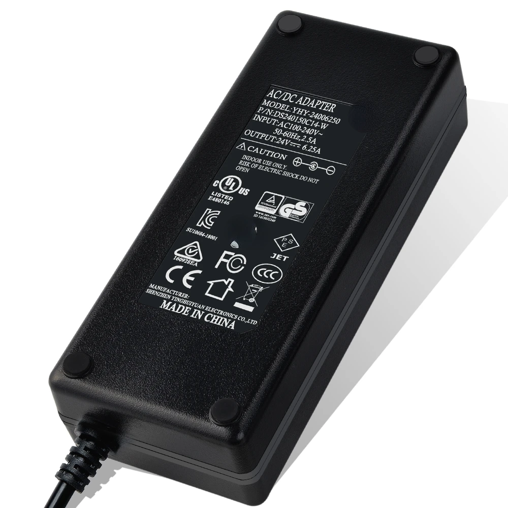 

Switching 100-240v Ac 50-60hz Ce Ul/cul Gs Kcc AC DC Universal Desktop Power 150w ac adapter output 24v 6.25a