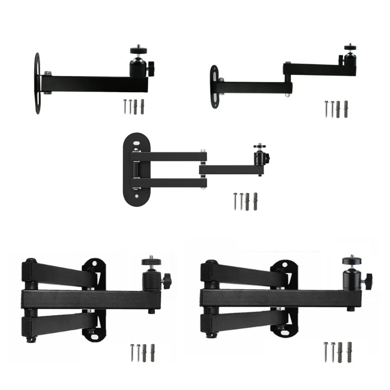 652F Foldable Projector Hanging Holder Wall Mount Stand 1/4