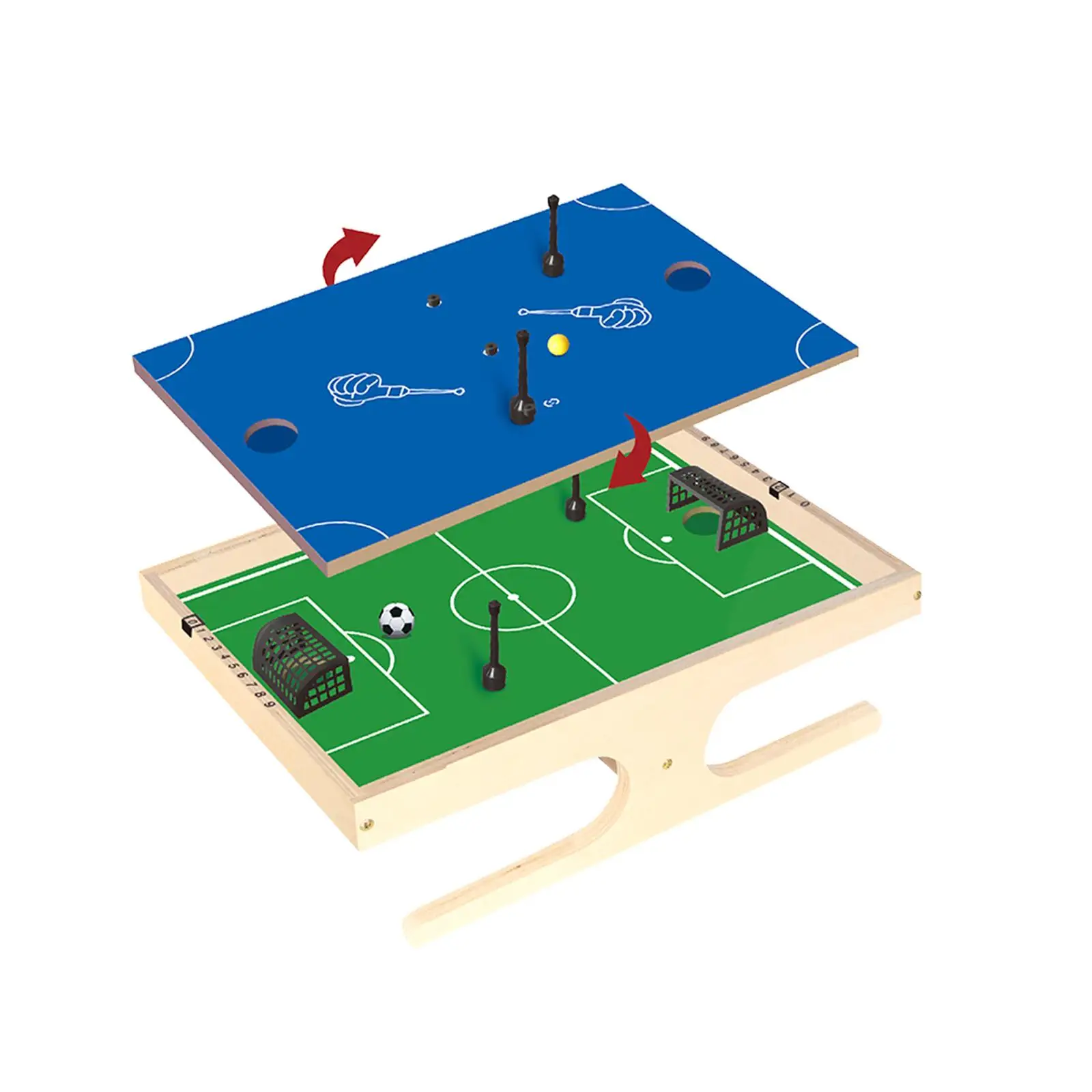 Magnetic Ball Tabletop Board Game Tabletop Football Soccer Pinball Game for Children Entertainment Kids Adults Family Game