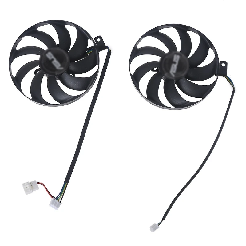 

2PCS 88mm Graphics Card Cooling VGA Fan T129215SU 4Pin 12V 0.5A Cooler Fan