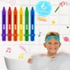 Washable Bath Crayons Set - Colorful, Easy-Clean Bathtub Markers for Youngsters, Fun Shower Art & Crafts 1