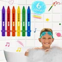 Washable Bath Crayons Set - Colorful, Easy-Clean Bathtub Markers for Youngsters, Fun Shower Art & Crafts 1