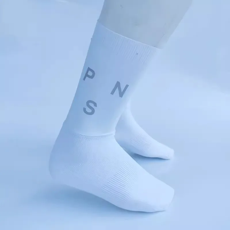 

LASER CUT ONE PAIR PNS TEAM Cycling Socks Antislip Bike Racing MITI Breathable FOR Men and Women