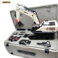 Huina 1594 1/14 2.4GHz RC simulation alloy excavator replica lighting and sound effects remote control car adult boy toy gift 1