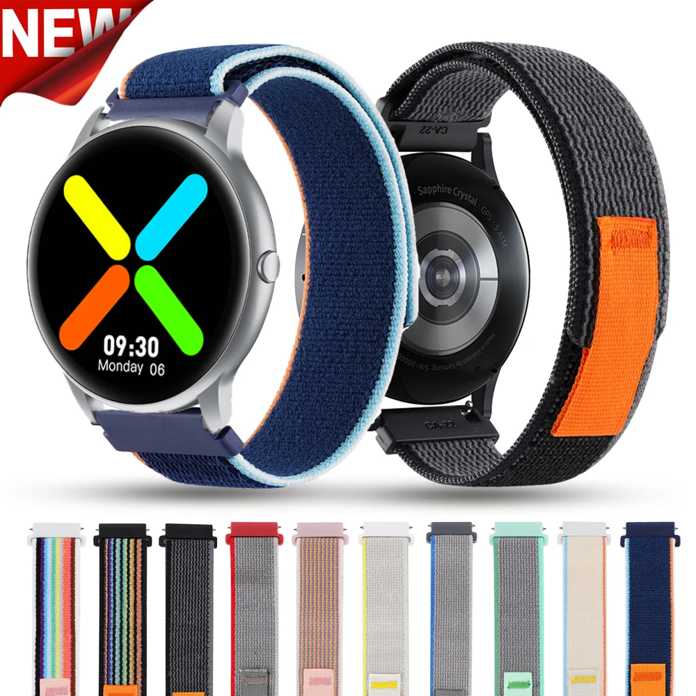 

Сменный нейлоновый спортивный ремешок для смарт-часов Xiaomi Imilab W12/KW66, 22 мм