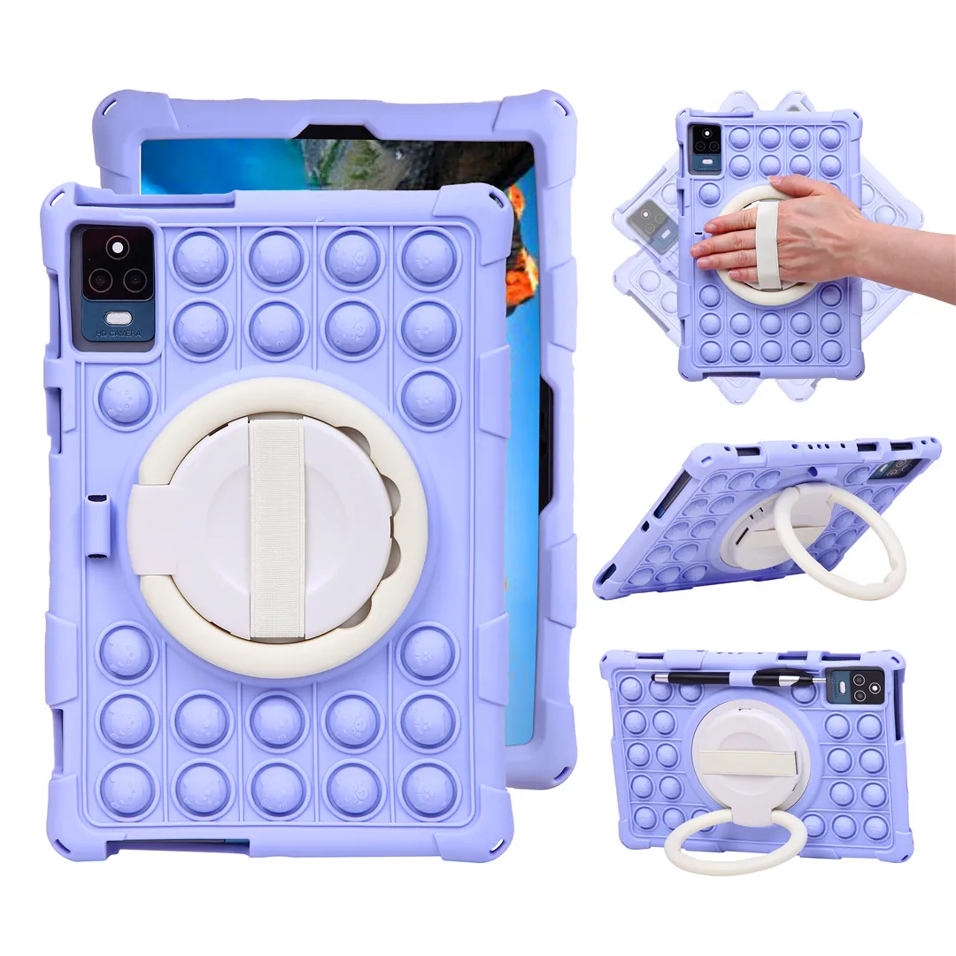 Soft Bubble Silicone Tablet Case - Durable 10.1 Inch Protective Cover