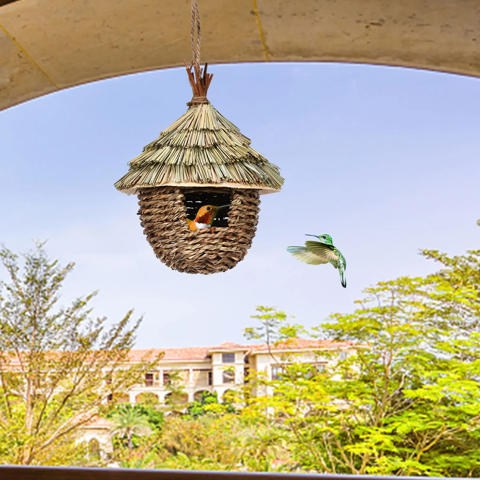 Hummingbird House Hand-woven