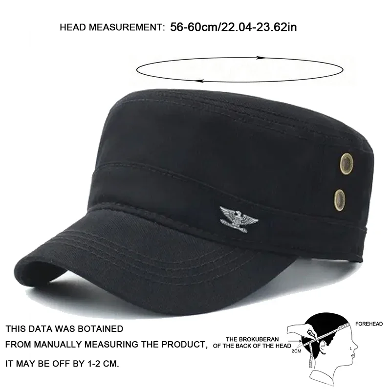 Men's Cotton Tactical Military-Style Baseball Cap