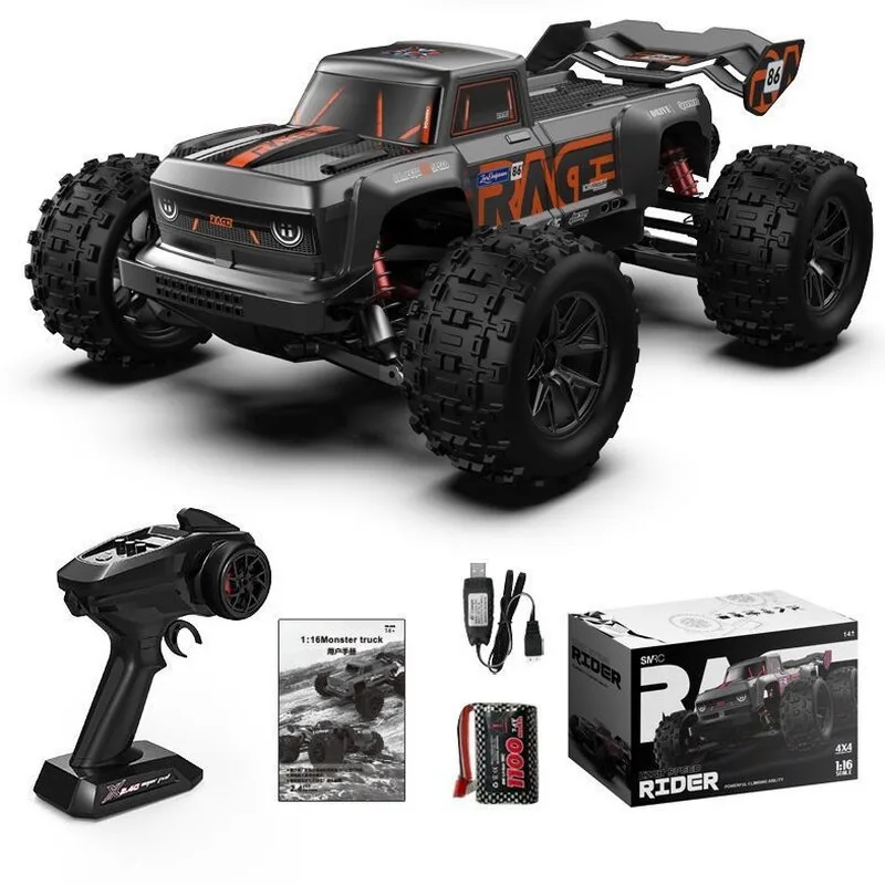 2.4ghz 1:16 70km/H 4wd Rc Car With Led Remote Control Cars High Speed Drift Truck For Children'S Boy Toy Christmas Birthday Gift 4