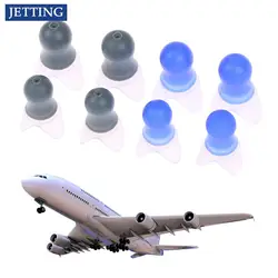 Silicone Earplugs Pressure Equalization Flight Noise Reduction Sleep Soundproof Noise Cancel Multifuntional Reusable Ear Plugs