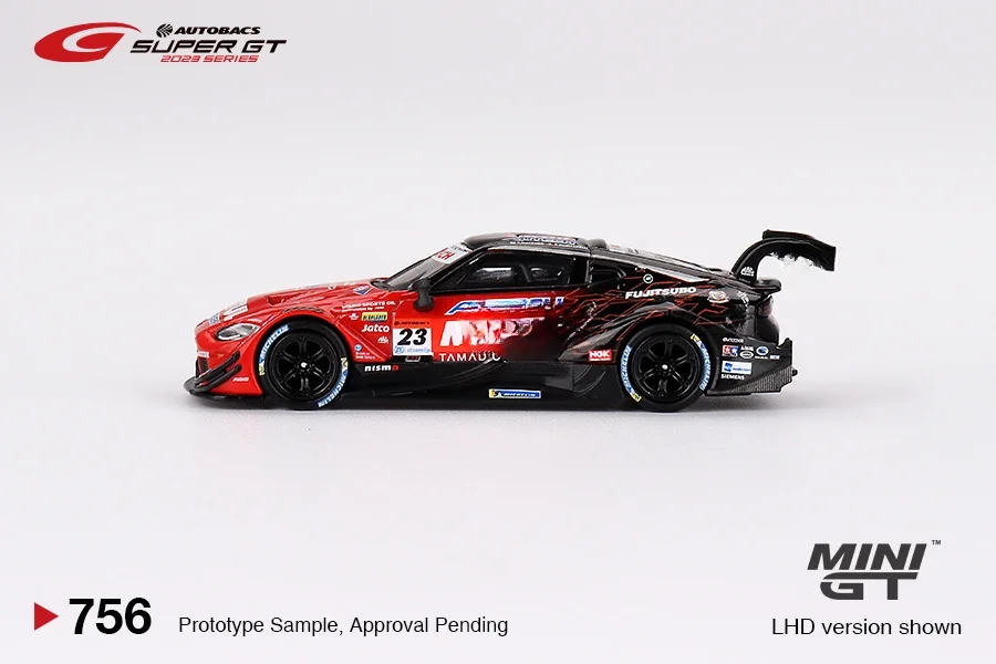 MINIGT 1: 64Z GT500 #23 AUTECH Z NISMO 2023 Model Car 3