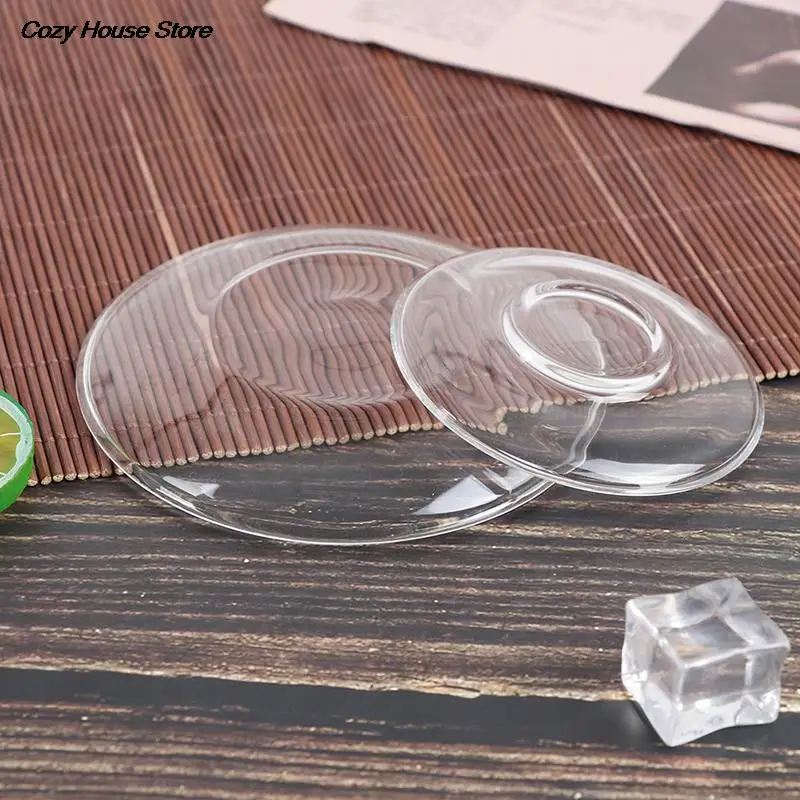 

New Kinds Heat Resistant Clear Glass Saucer for Tea Coffee Drink Cups Mug - Size S/L