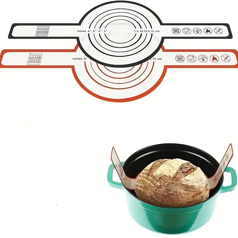 1pcSiliconeBakingMatForDutchOvenSiliconeBakingSheetsWith