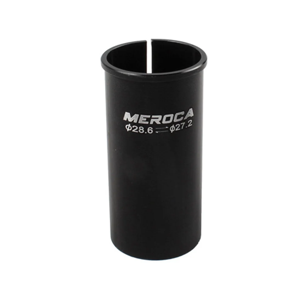 

Convert Bike Seat tube Adapter Adjustable Cycling Aluminum alloy Black Sleeve Reducer Bicycle Inflator Durable