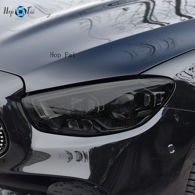 

Car Headlight Protective Film Smoked Black Tint Wrap Vinyl Transparent TPU Sticker For Mercedes Benz E Class Facelift W213 2021