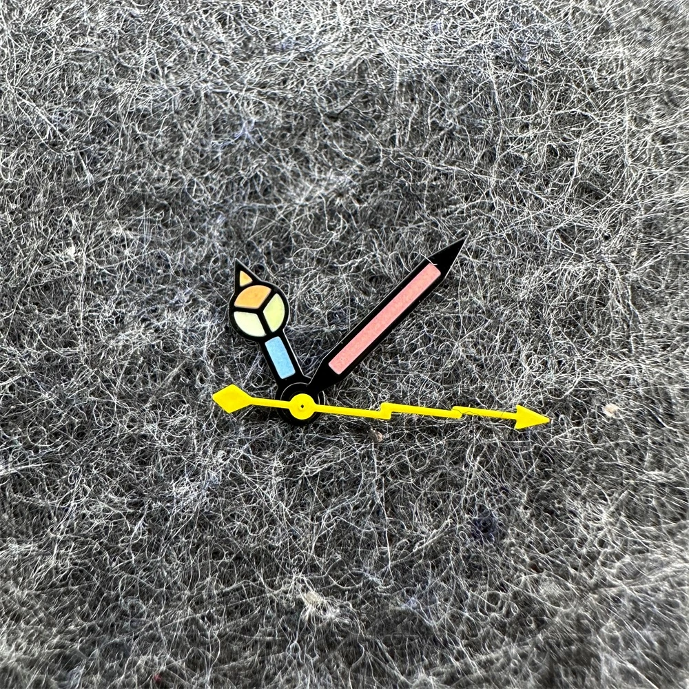 Luminous Watch Hands Set Watch Needle Pointers Watch Repair Accessories Replacement for NH35/ NH36/ 4R/ 7S movement